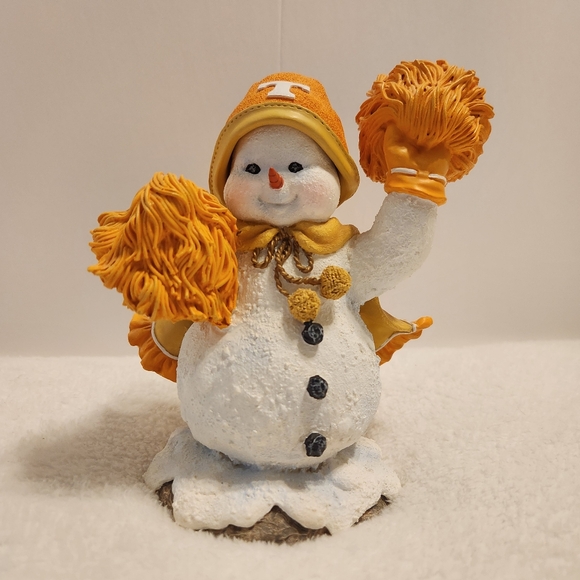 🧡"Alice" Snowman Cheerleader #1 Fan of University of Tennessee Volunteers 2001 - Picture 1 of 7